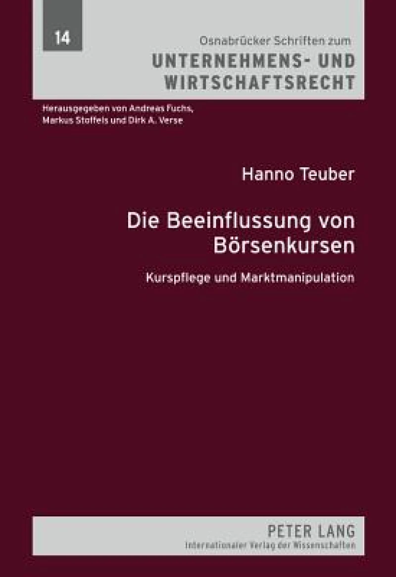 Die Beeinflussung von Boersenkursen