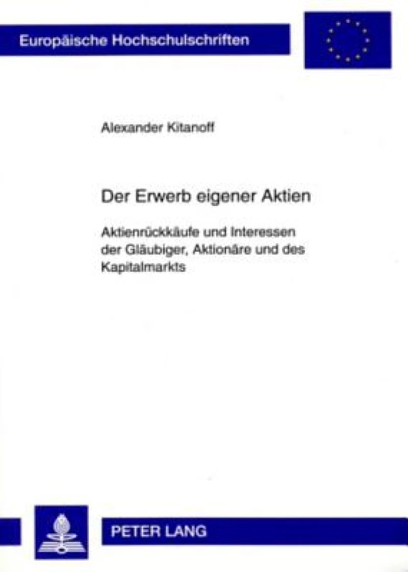 Der Erwerb eigener Aktien