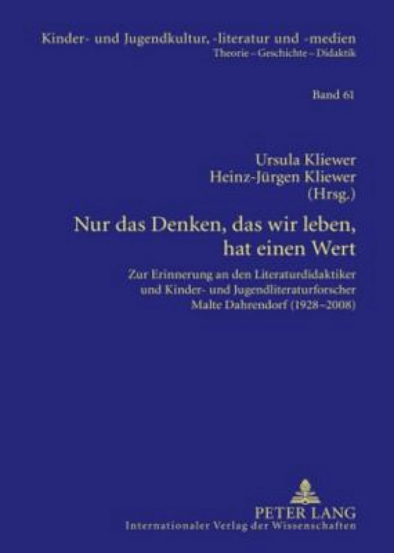 Nur das Denken, das wir leben, hat einen Wert