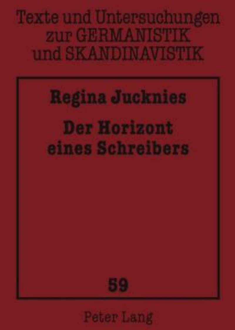 Der Horizont eines Schreibers
