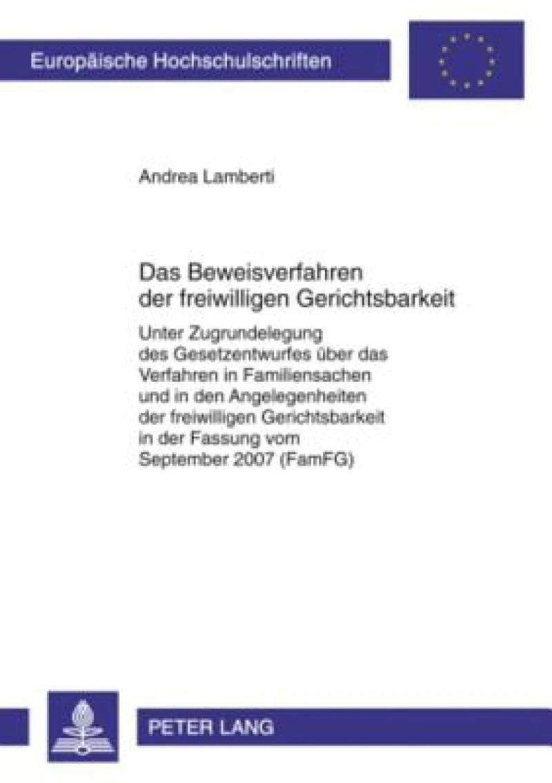 Das Beweisverfahren der freiwilligen Gerichtsbarkeit