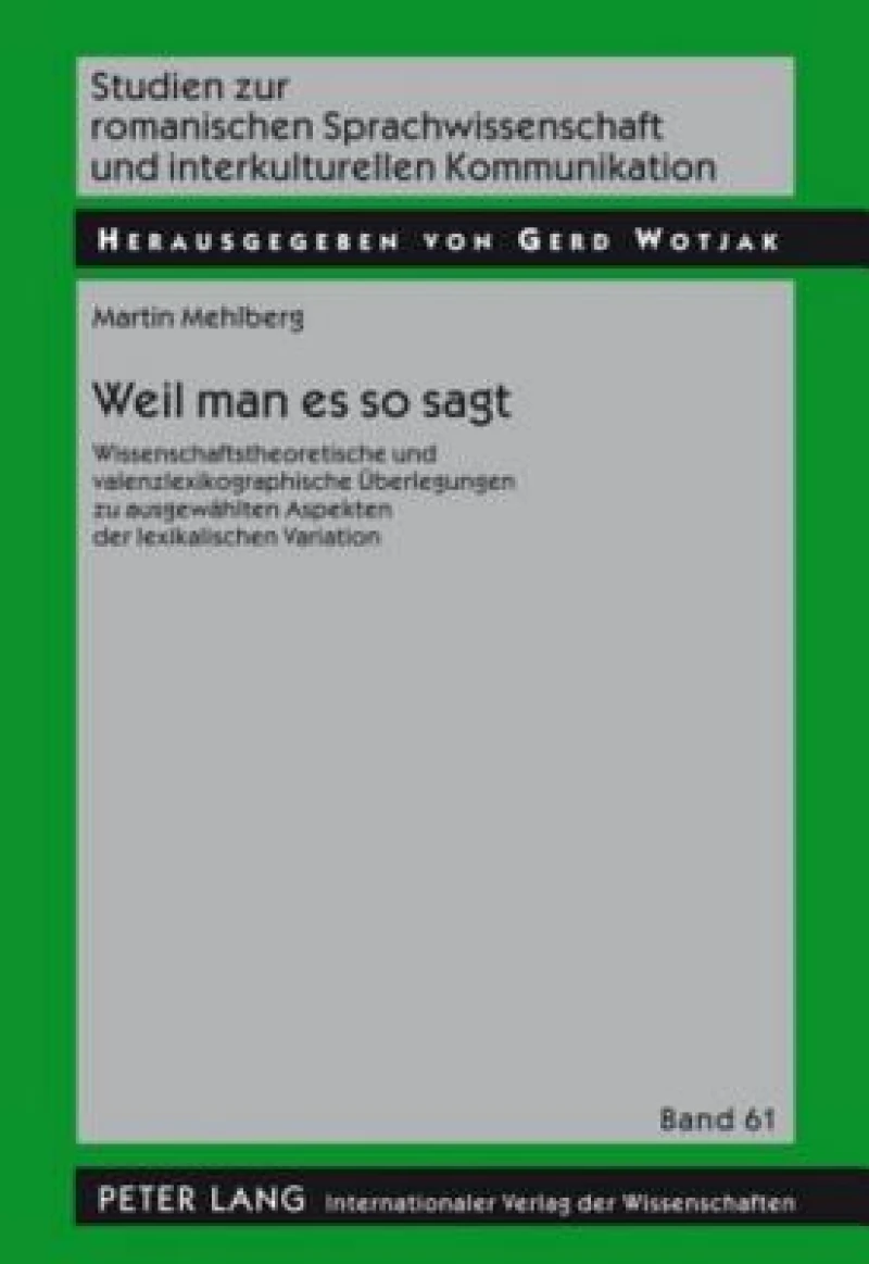 Weil Man Es So Sagt