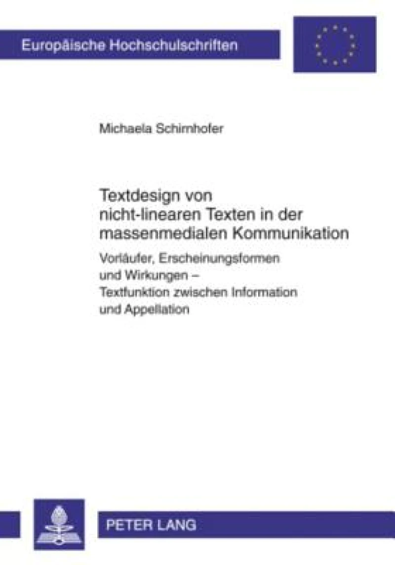 Textdesign von nicht-linearen Texten in der massenmedialen Kommunikation