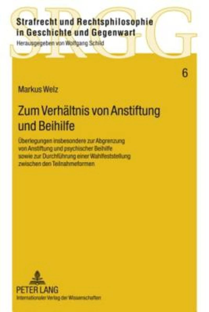 Zum Verhaeltnis von Anstiftung und Beihilfe