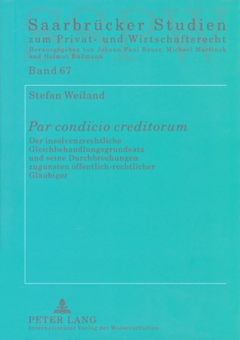 «Par condicio creditorum»