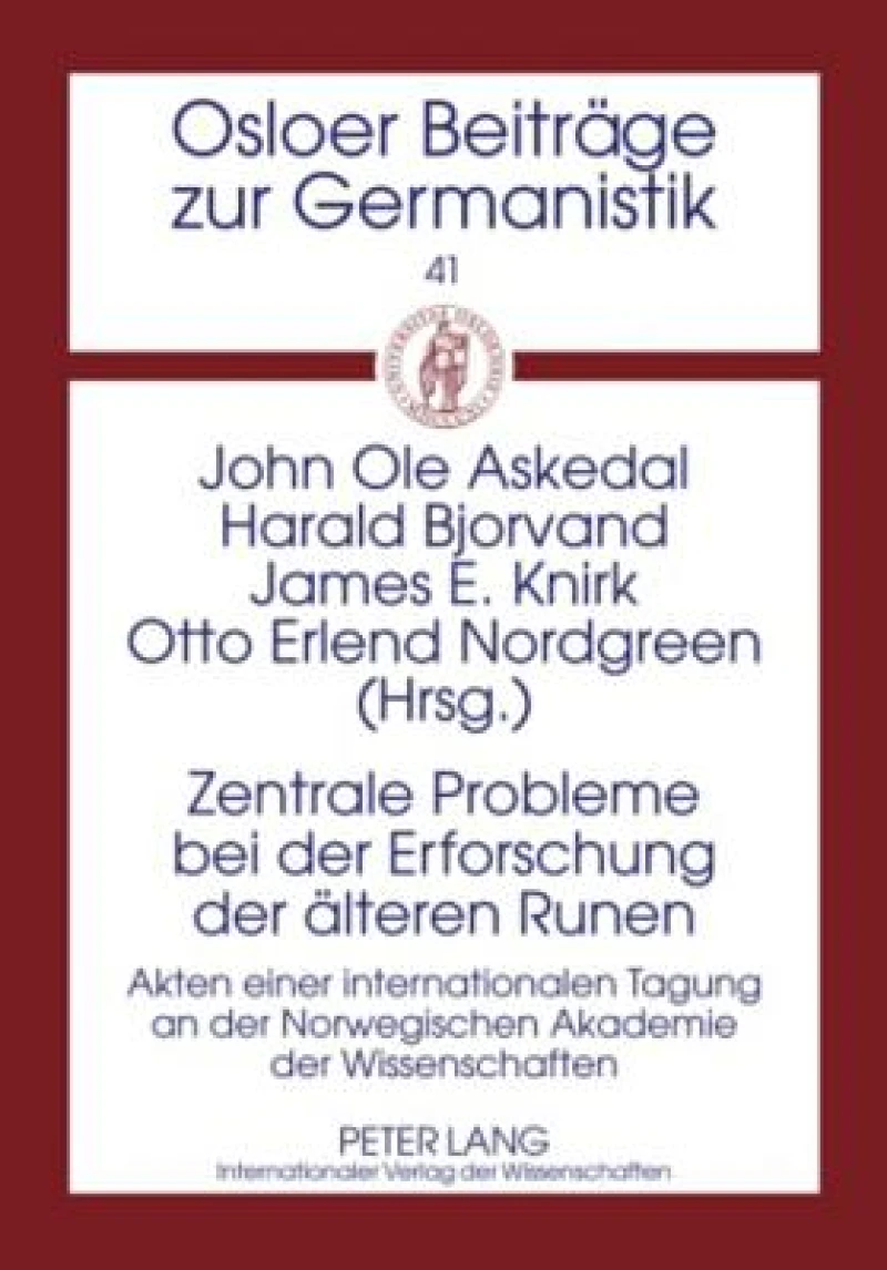 Zentrale Probleme bei der Erforschung der aelteren Runen