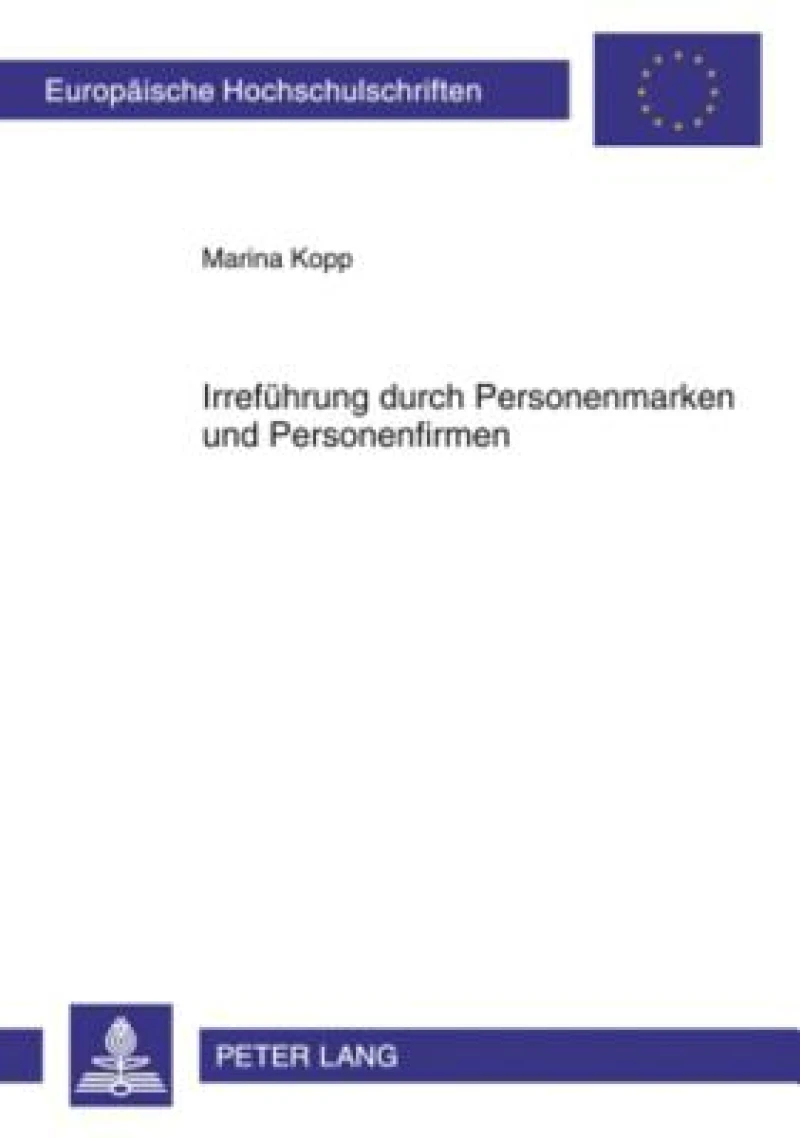 Irrefuehrung durch Personenmarken und Personenfirmen