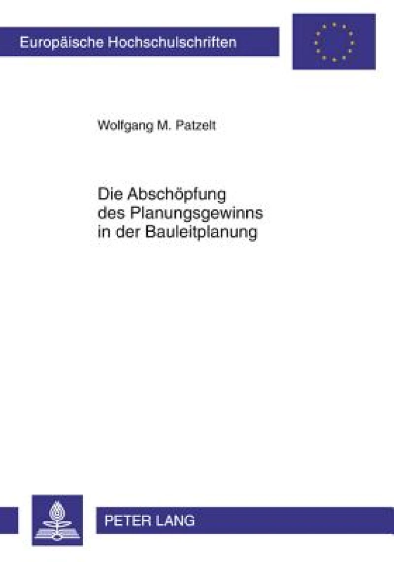 Abschoepfung des Planungsgewinns in der Bauleitplanung