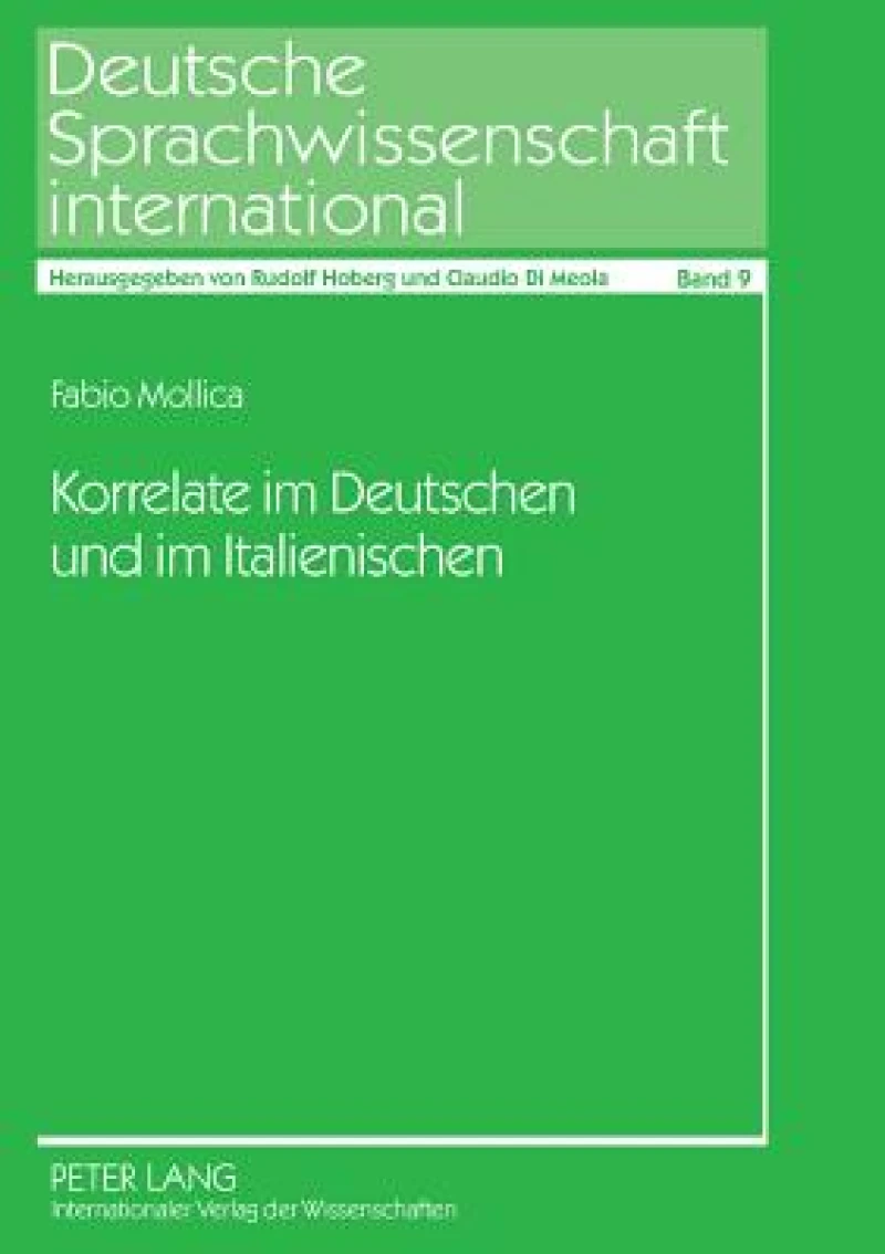 Korrelate im Deutschen und im Italienischen