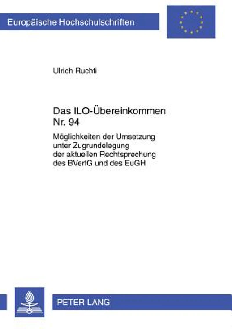 Das ILO-Uebereinkommen Nr. 94