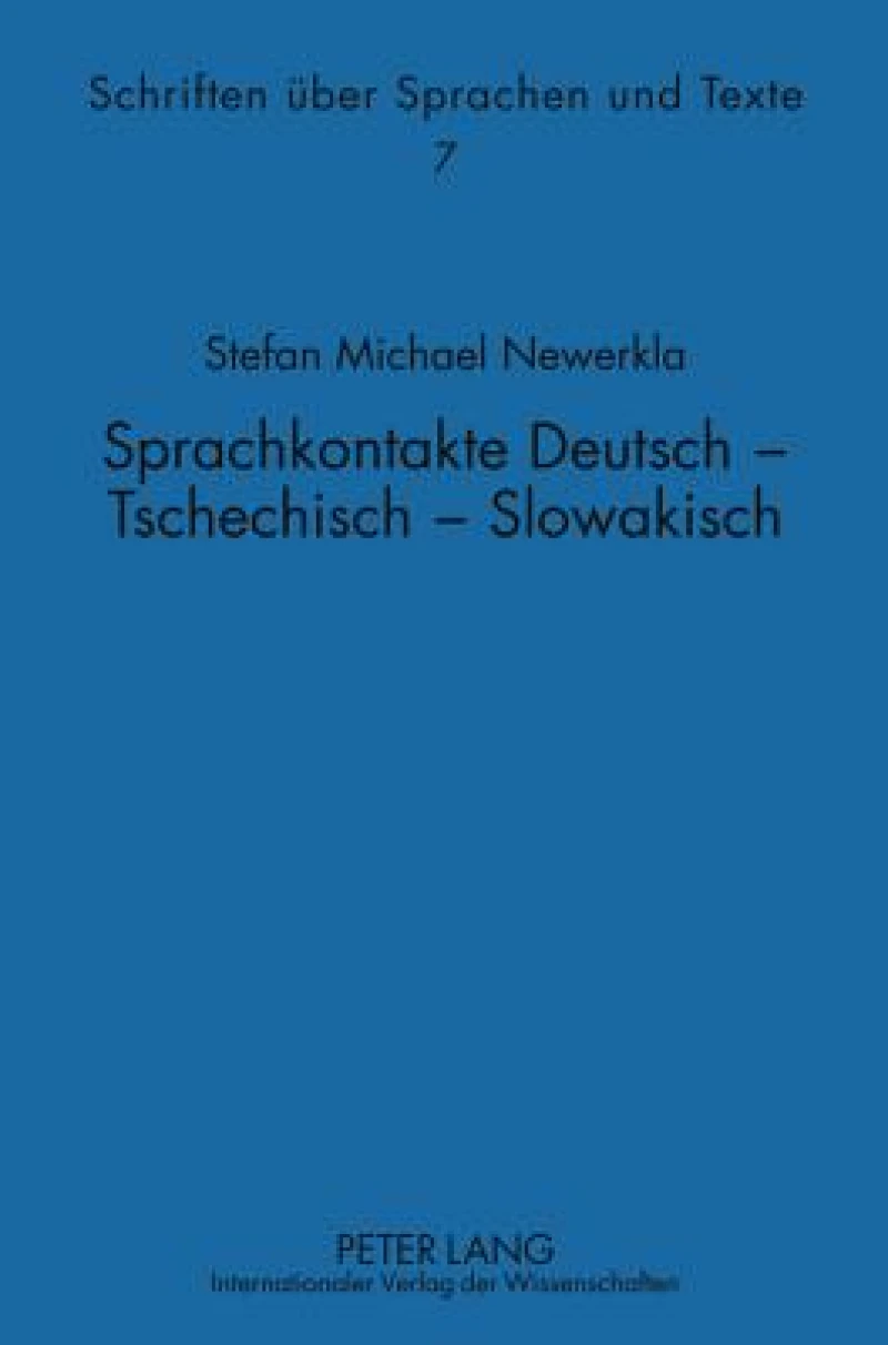 Sprachkontakte Deutsch - Tschechisch -- Slowakisch