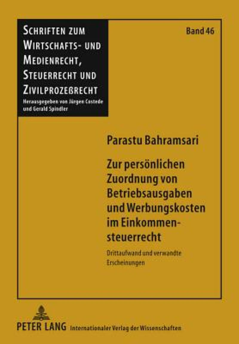 Zur persoenlichen Zuordnung von Betriebsausgaben und Werbungskosten im Einkommensteuerrecht