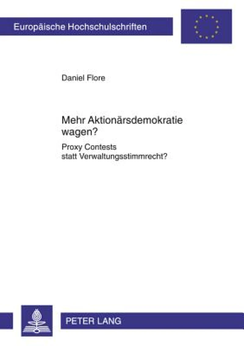 Mehr Aktionaersdemokratie wagen?