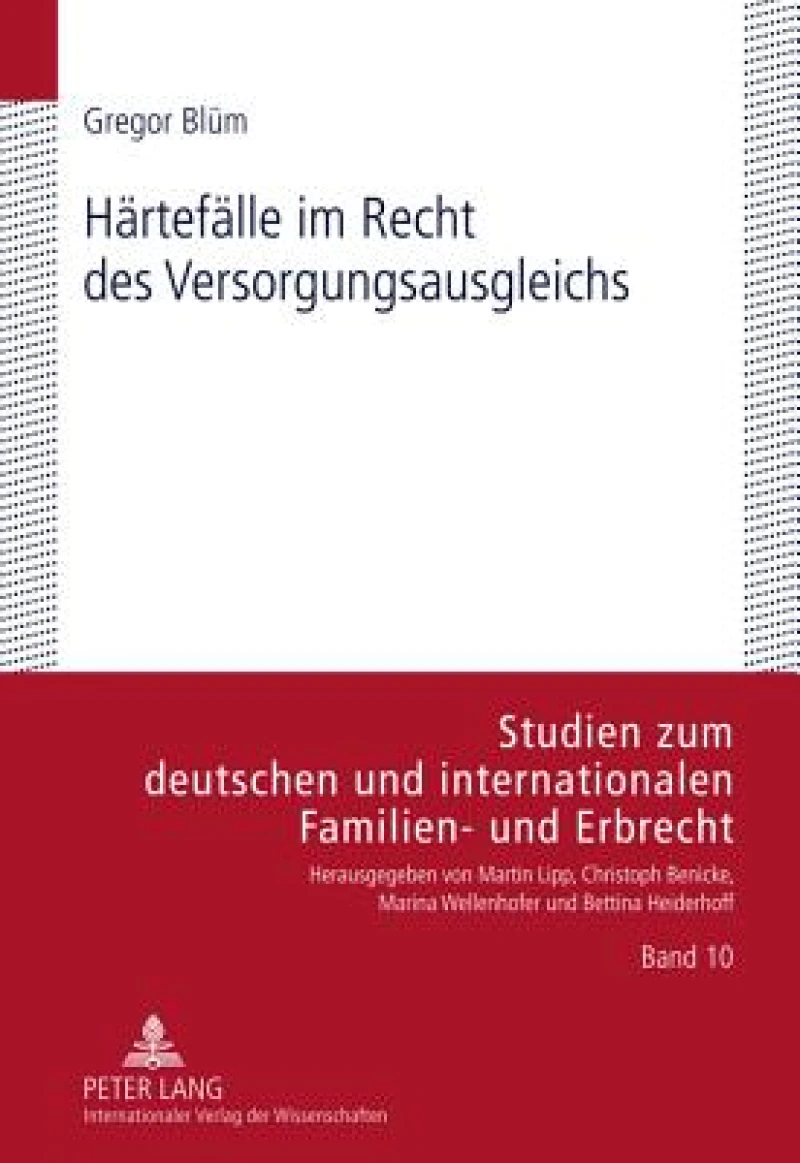 Haertefaelle im Recht des Versorgungsausgleichs