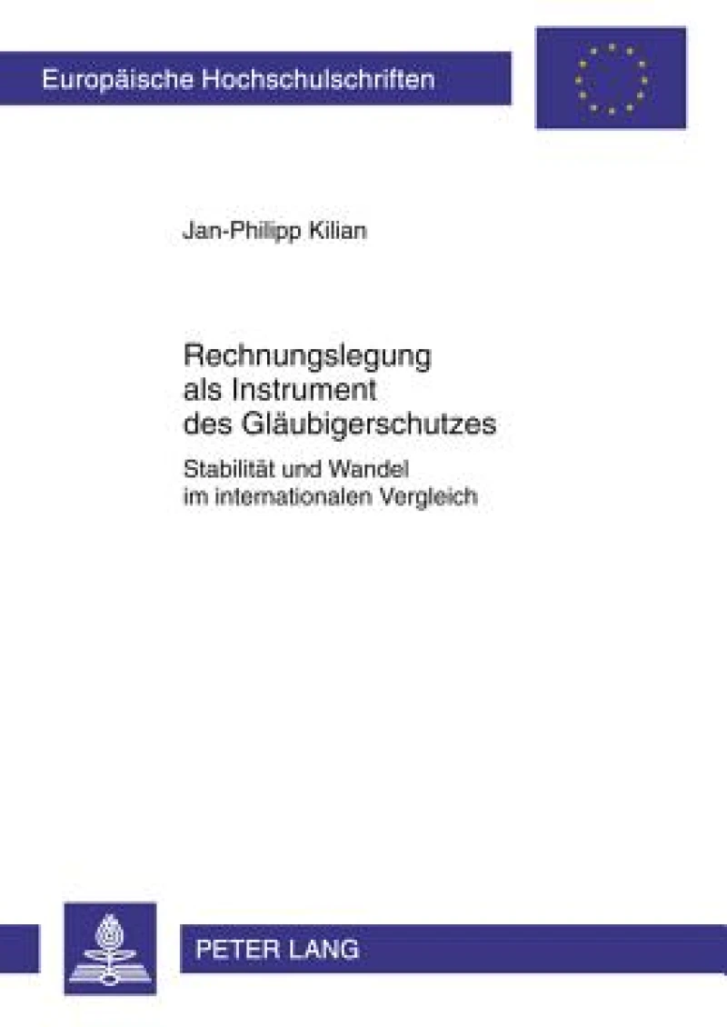 Rechnungslegung als Instrument des Glaeubigerschutzes