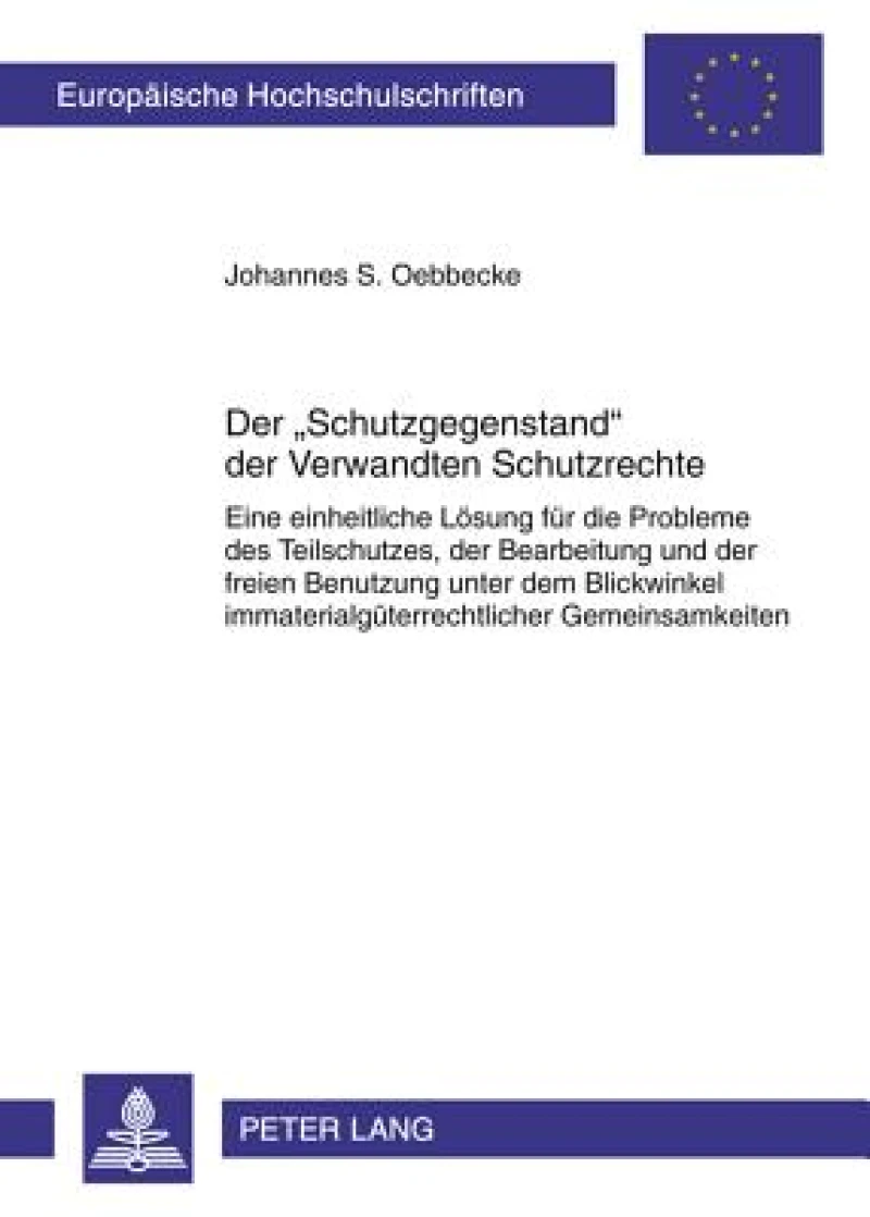 Der «Schutzgegenstand» der Verwandten Schutzrechte