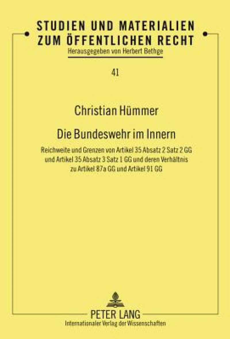 Die Bundeswehr im Innern
