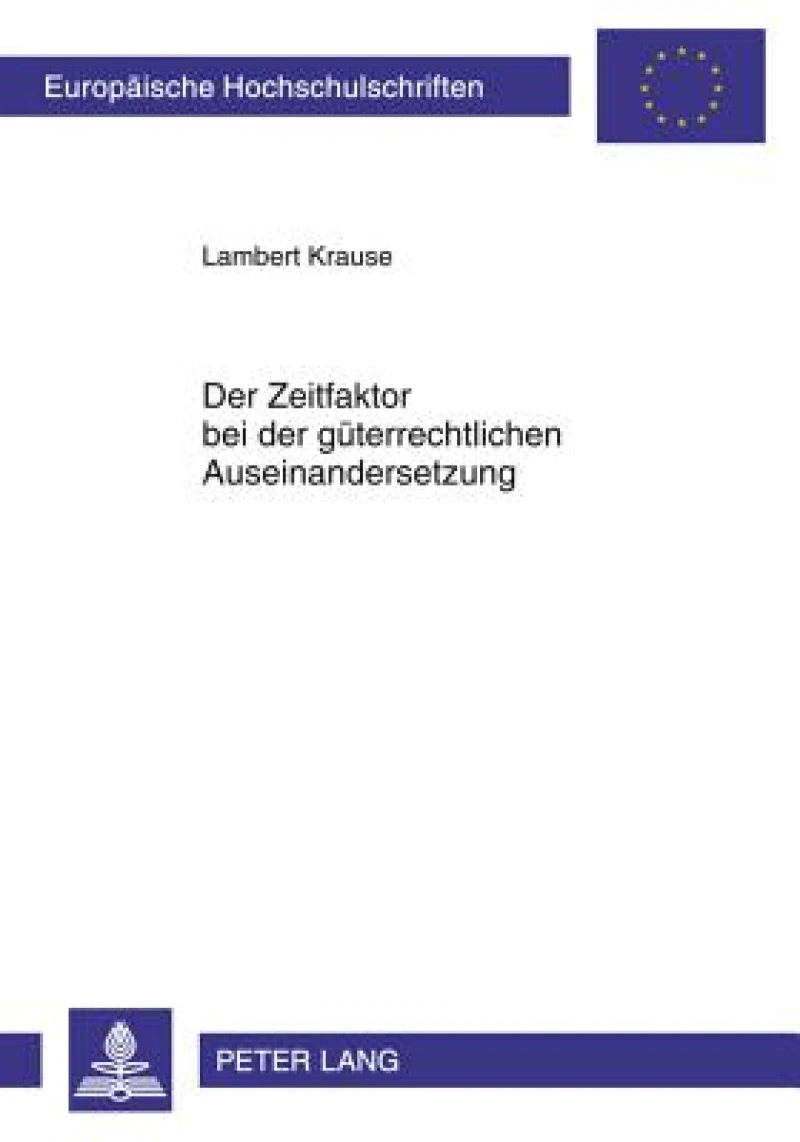 Der Zeitfaktor bei der gueterrechtlichen Auseinandersetzung