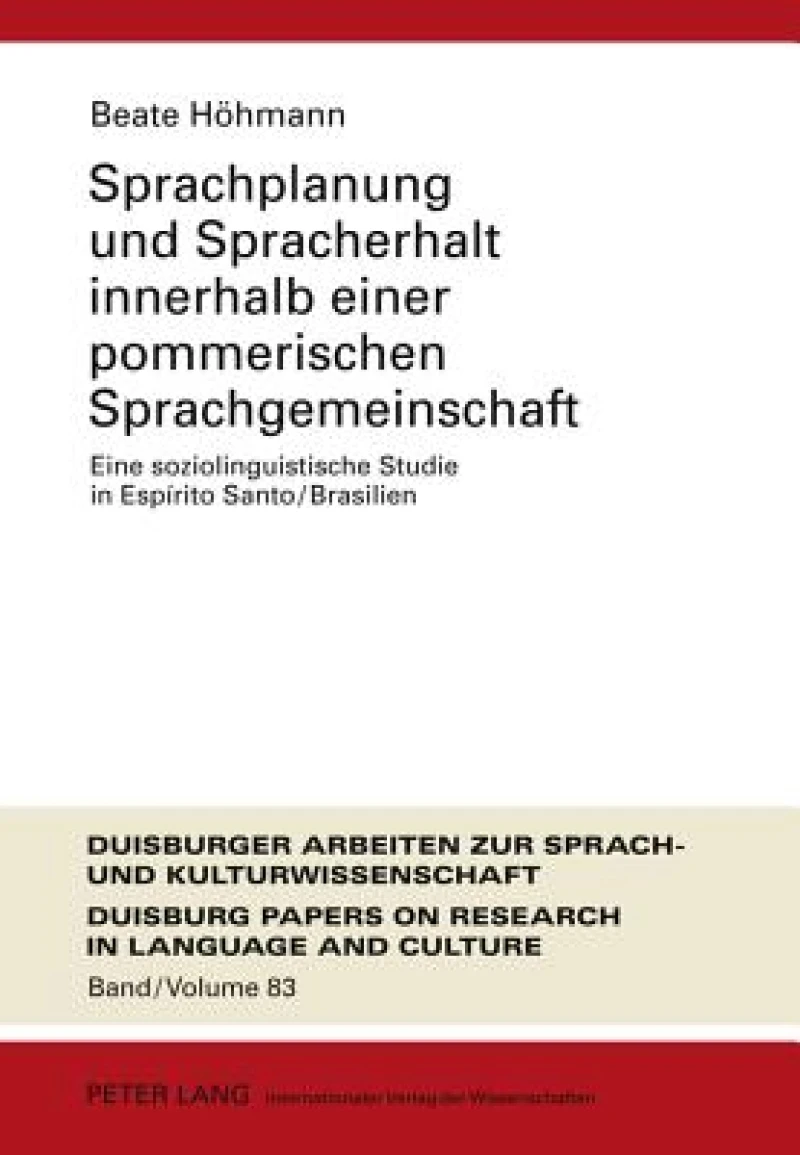 Sprachplanung und Spracherhalt innerhalb einer pommerischen Sprachgemeinschaft