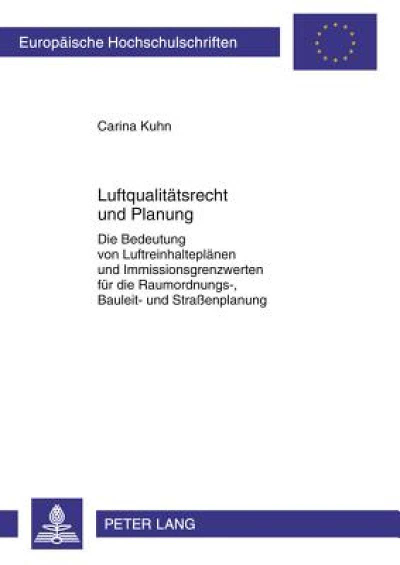 Luftqualitaetsrecht und Planung