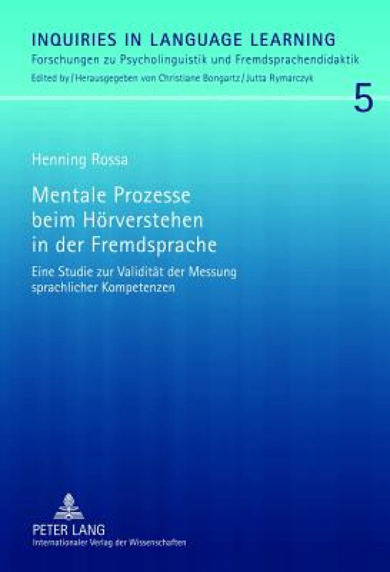 Mentale Prozesse beim Hoerverstehen in der Fremdsprache