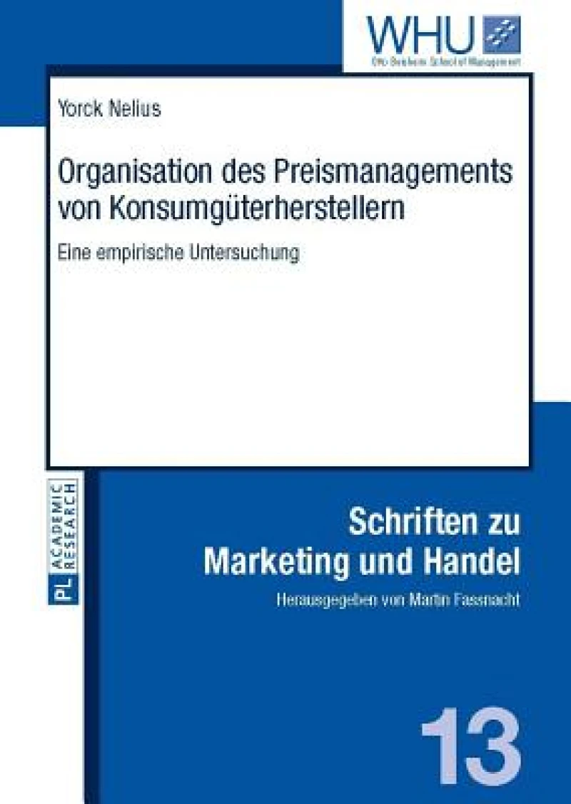 Organisation des Preismanagements von Konsumgueterherstellern