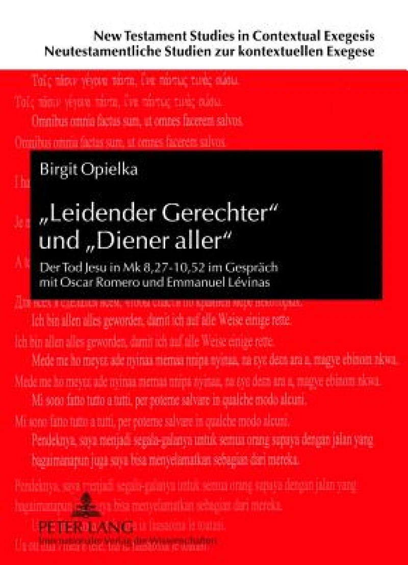 «Leidender Gerechter» und «Diener aller»