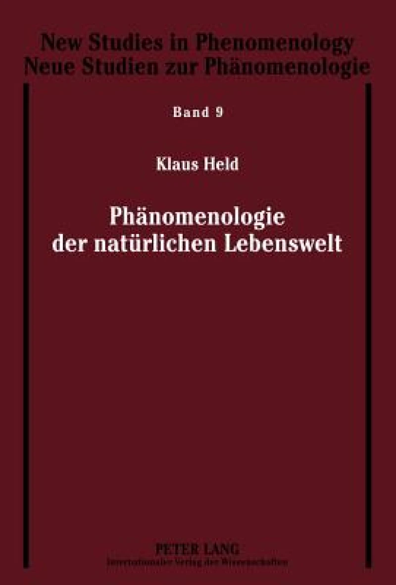 Phaenomenologie der natuerlichen Lebenswelt