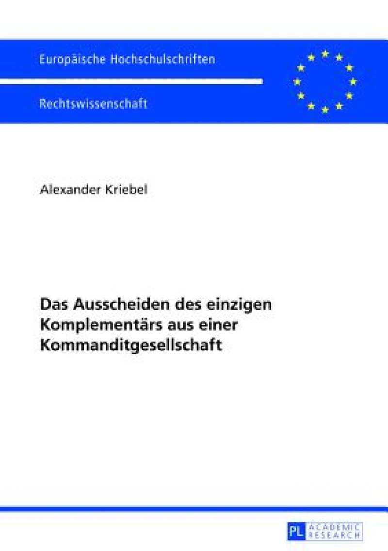 Das Ausscheiden des einzigen Komplementaers aus einer Kommanditgesellschaft