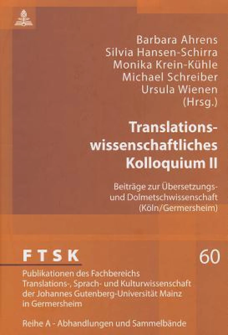 Translationswissenschaftliches Kolloquium II