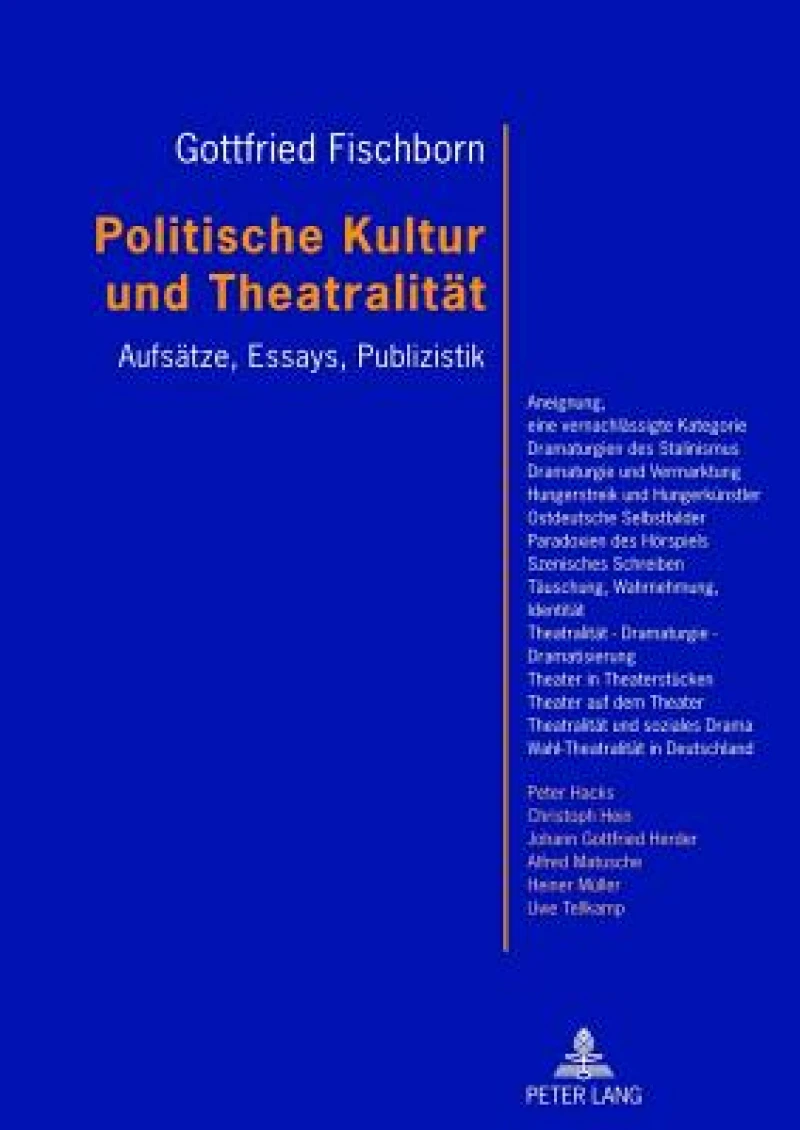 Politische Kultur und Theatralitaet