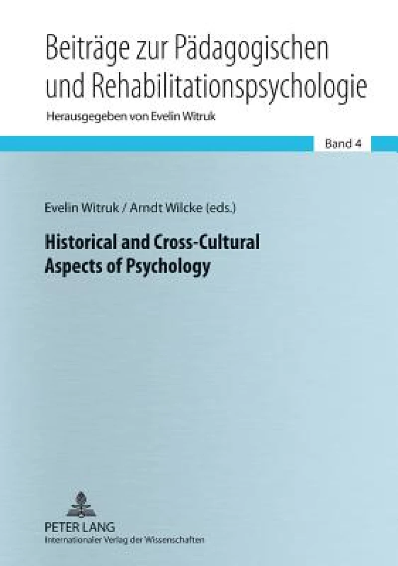 Historical and Cross-Cultural Aspects of Psychology
