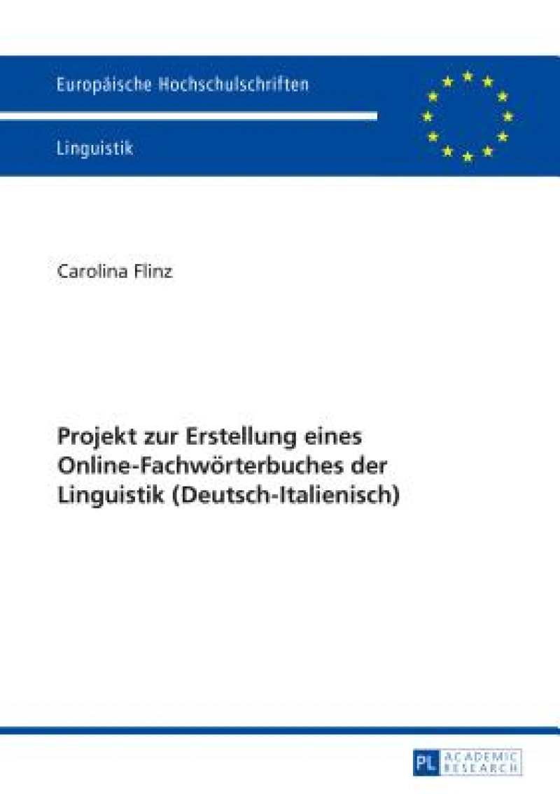 Projekt Zur Erstellung Eines Online-fachwörterbuches Der Linguistik