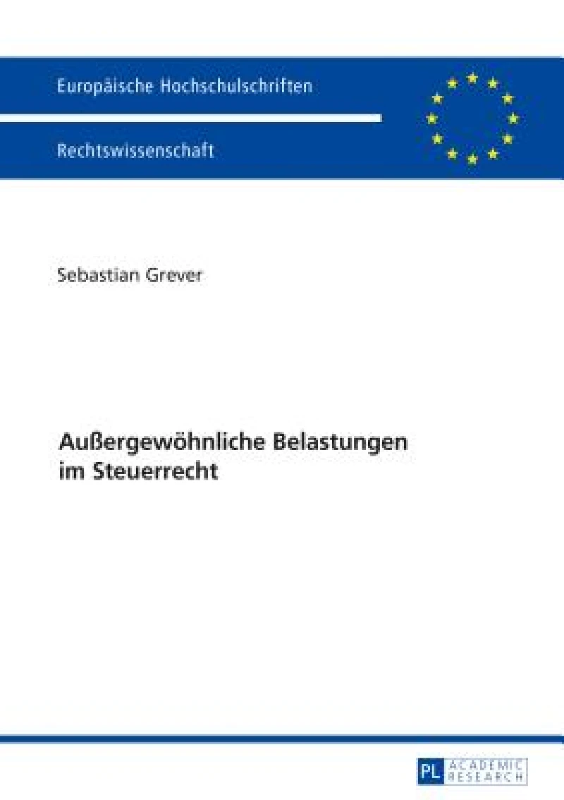 Außergewoehnliche Belastungen im Steuerrecht