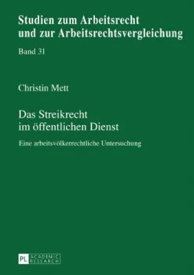 Das Streikrecht im oeffentlichen Dienst