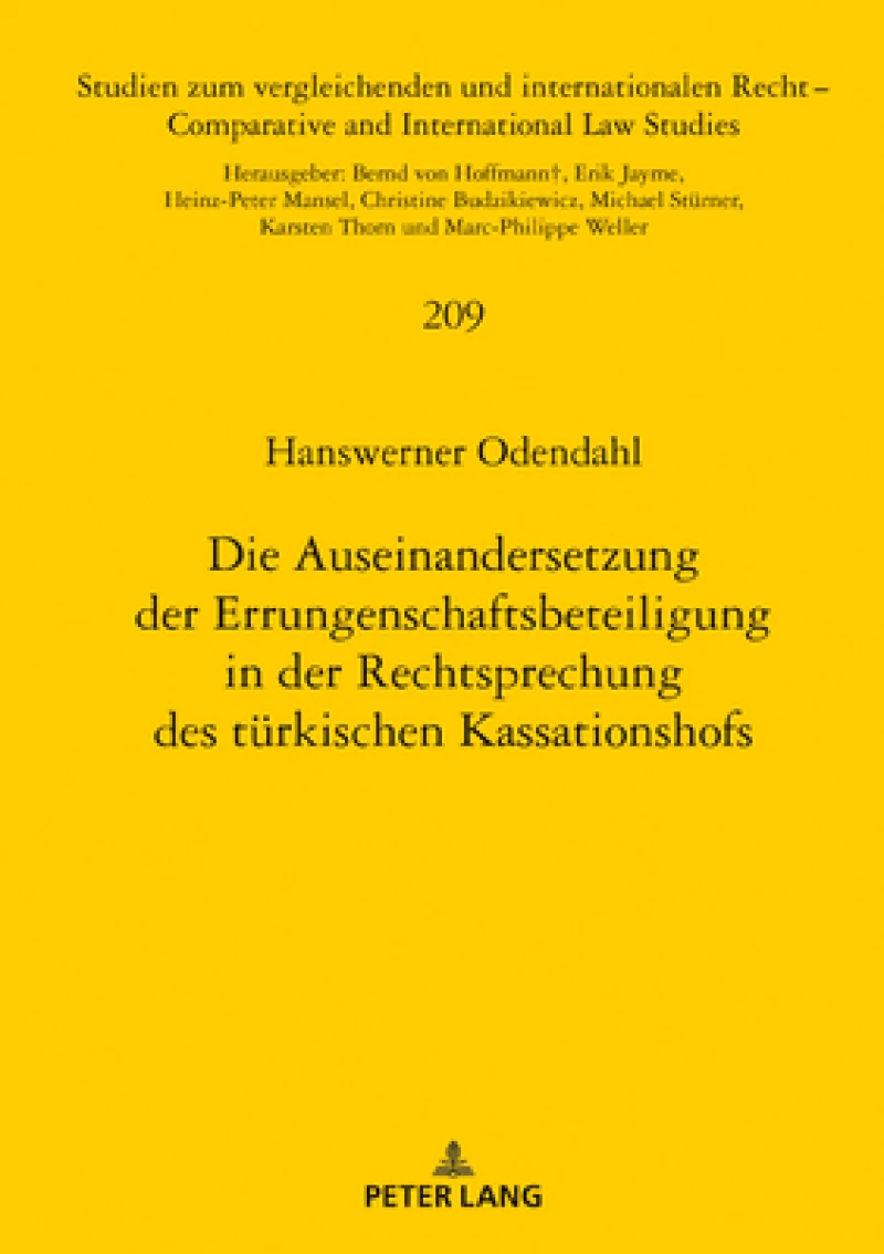 Die Auseinandersetzung Der Errungenschaftsbeteiligung in Der Rechtsprechung Des Tuerkischen Kassationshofs