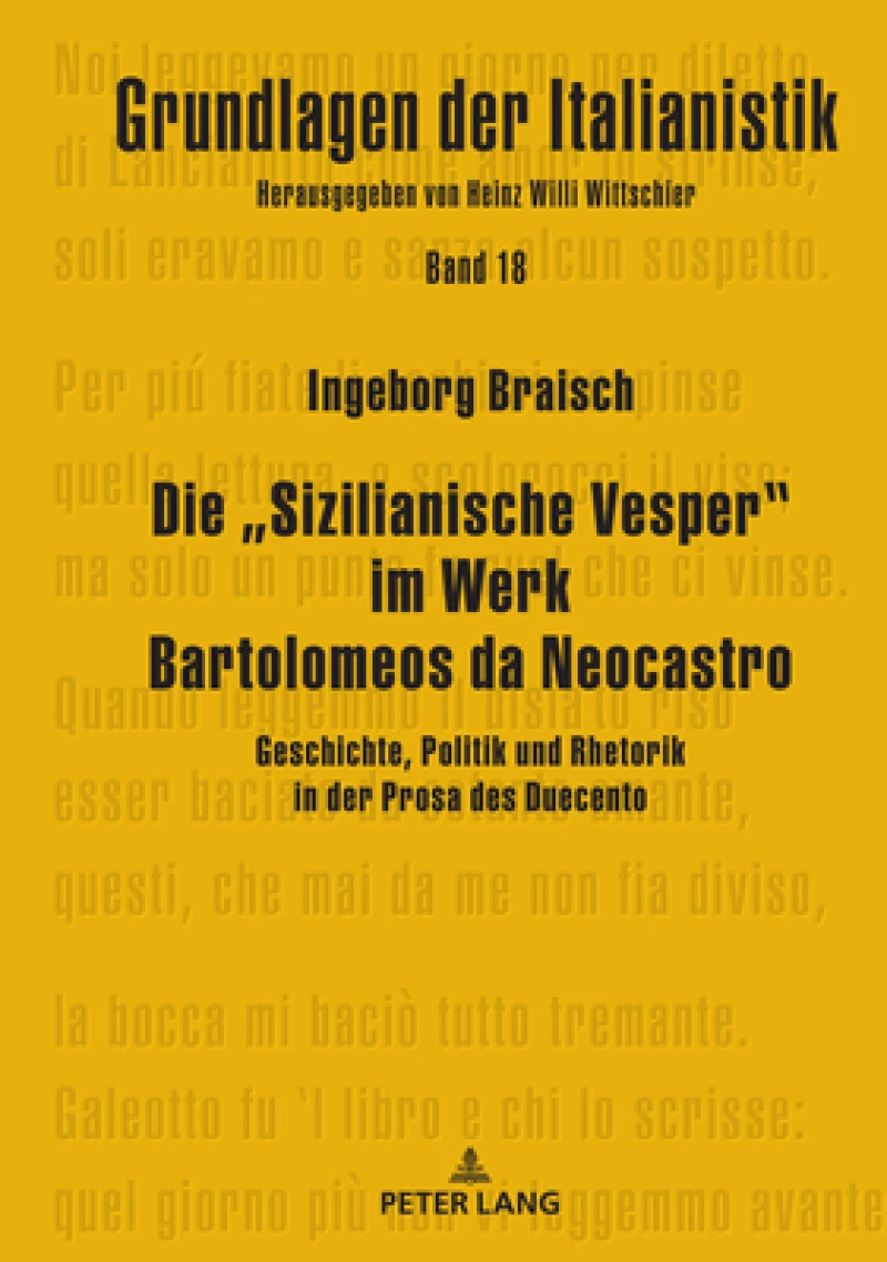 Die "Sizilianische Vesper" im Werk Bartolomeos da Neocastro