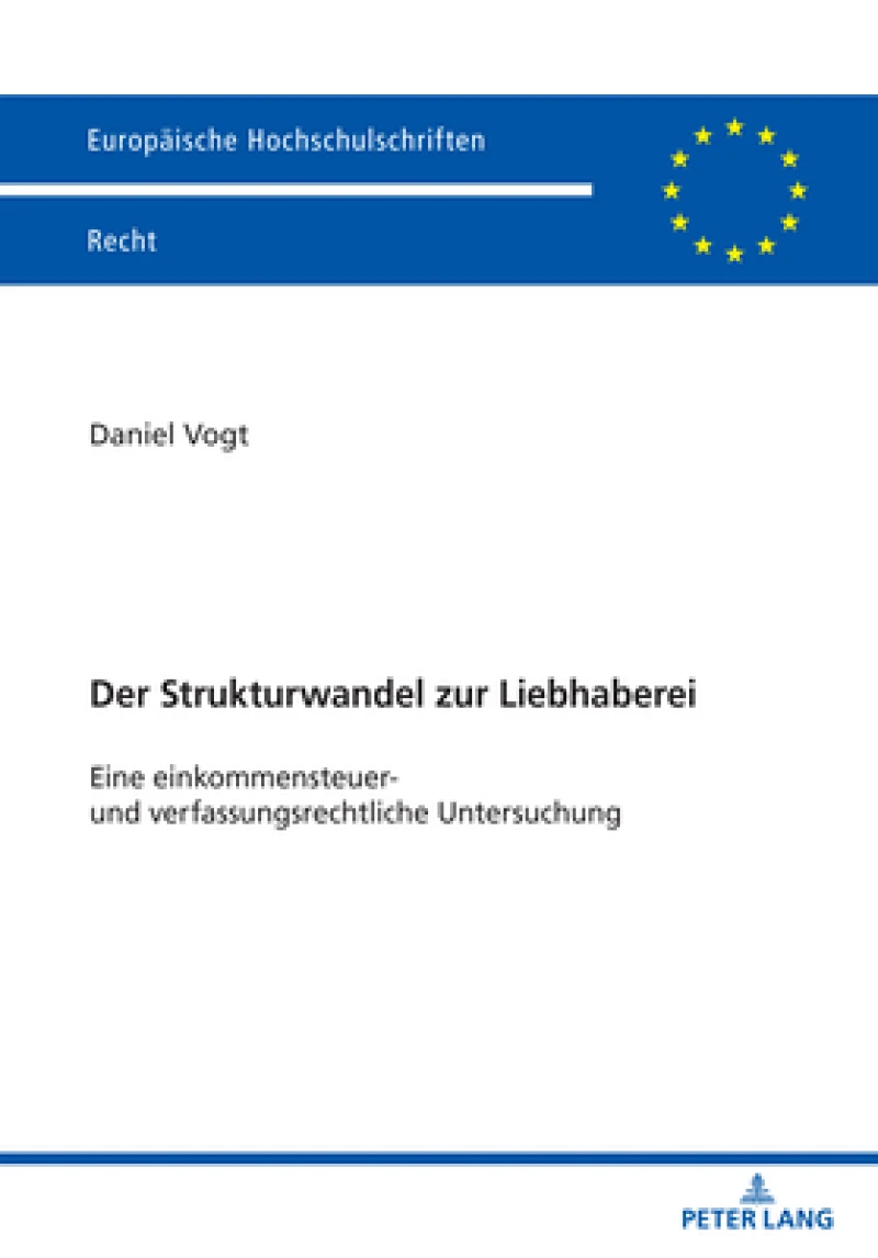 Der Strukturwandel Zur Liebhaberei