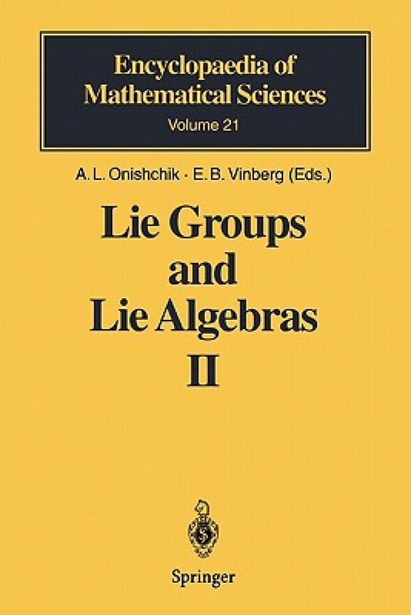 Lie Groups and Lie Algebras II