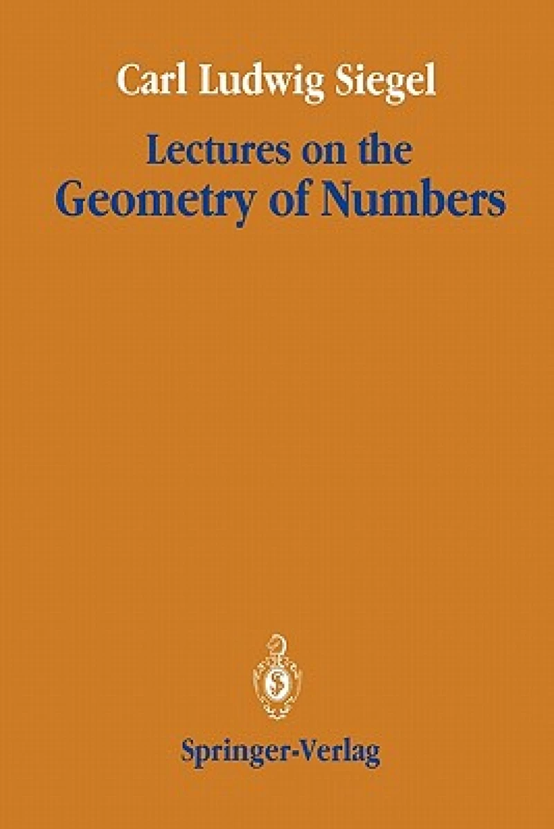 Lectures on the Geometry of Numbers