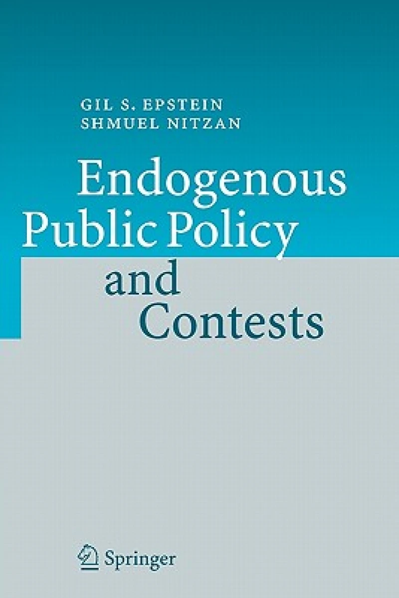 Endogenous Public Policy and Contests