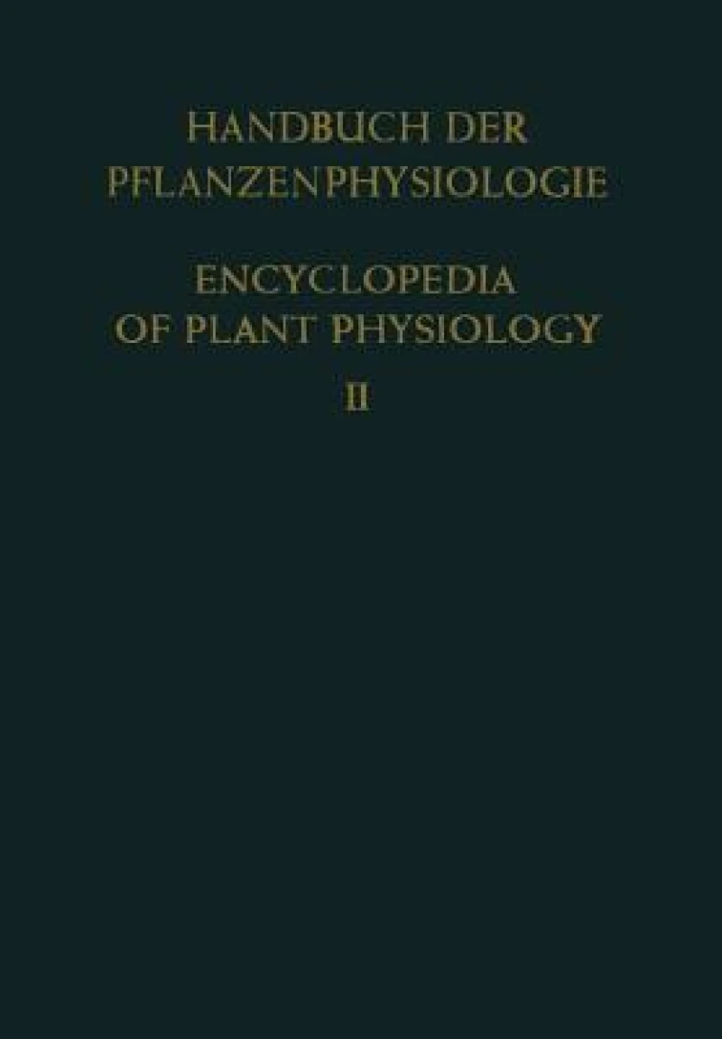 Allgemeine Physiologie der Pflanzenzelle / General Physiology of the Plant Cell