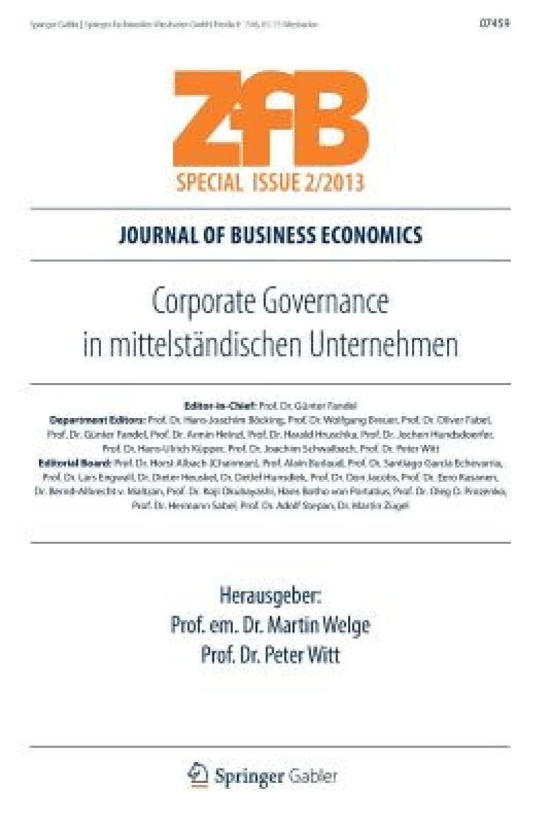 Corporate Governance in mittelstandischen Unternehmen