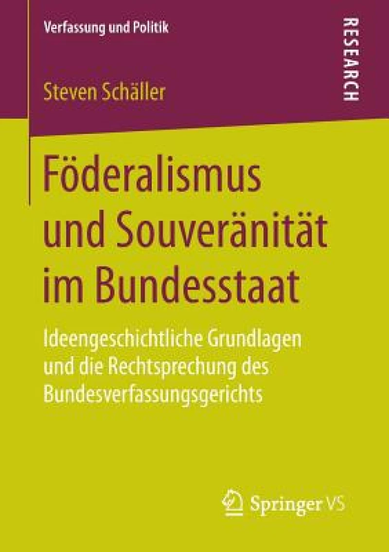 Foderalismus und Souveranitat im Bundesstaat