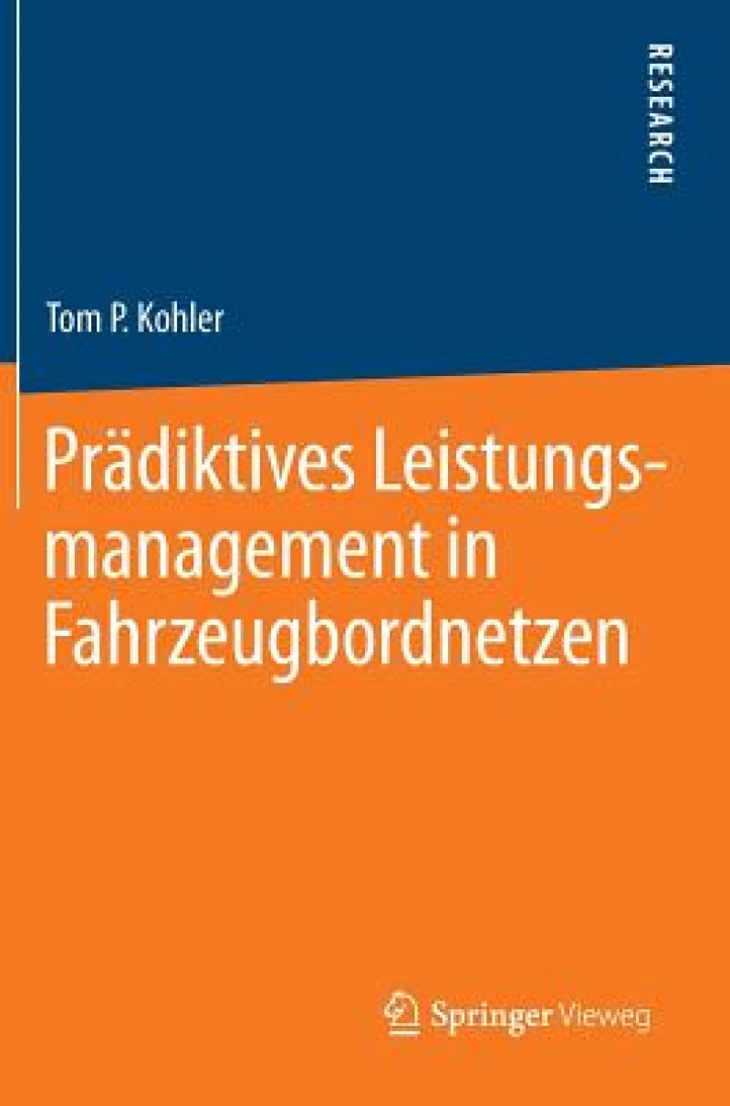 Prädiktives Leistungsmanagement in Fahrzeugbordnetzen