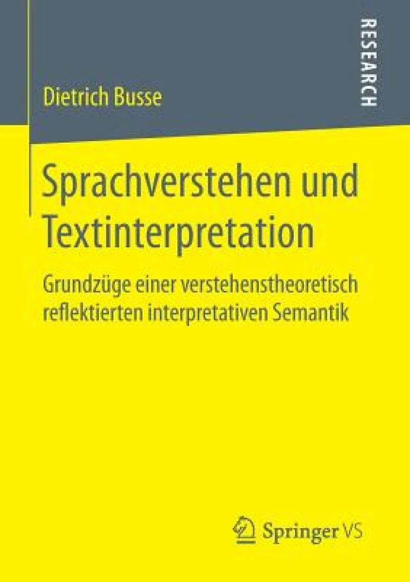 Sprachverstehen und Textinterpretation
