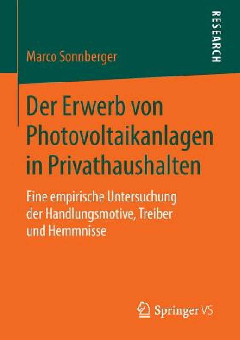 Der Erwerb von Photovoltaikanlagen in Privathaushalten