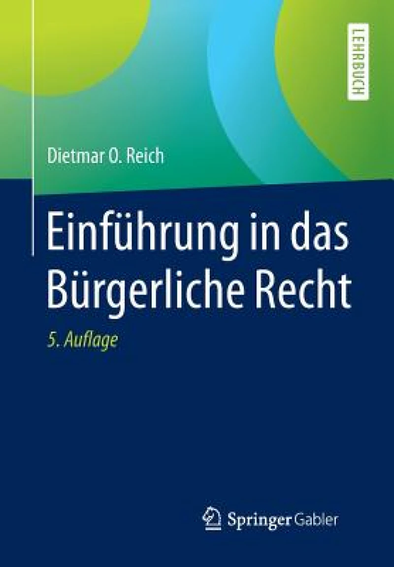 Einfuhrung in das Burgerliche Recht