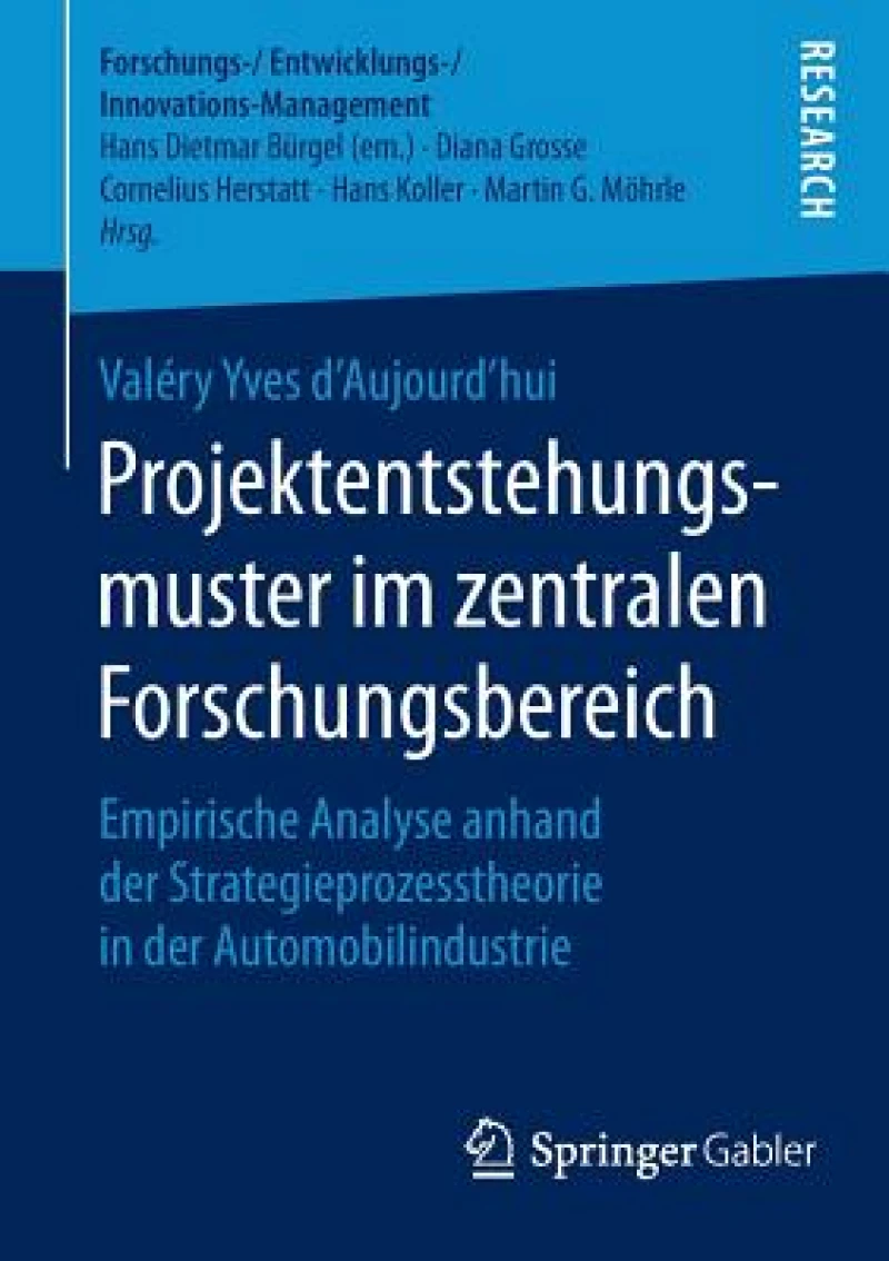 Projektentstehungsmuster im zentralen Forschungsbereich
