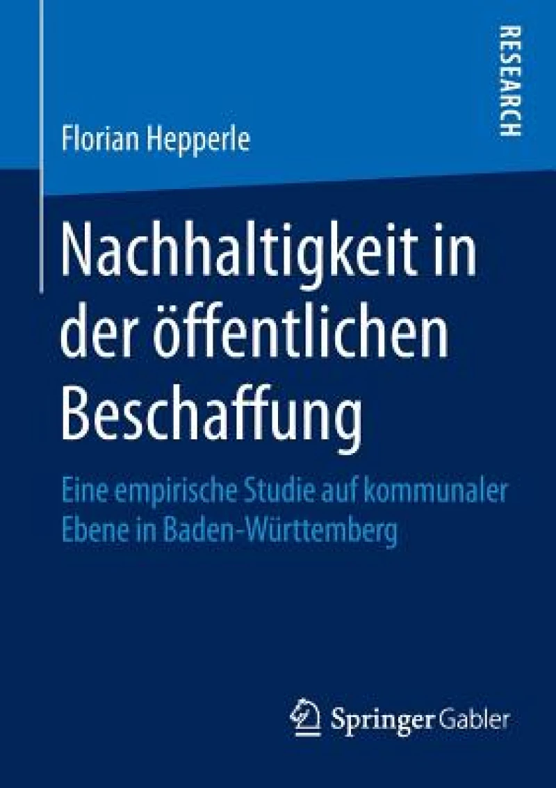 Nachhaltigkeit in der öffentlichen Beschaffung